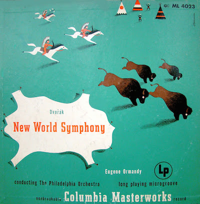 1940 Dvorák -New World Symphony- [Columbia Masterworks catalogue no. ML 4023] signed Steinweiss