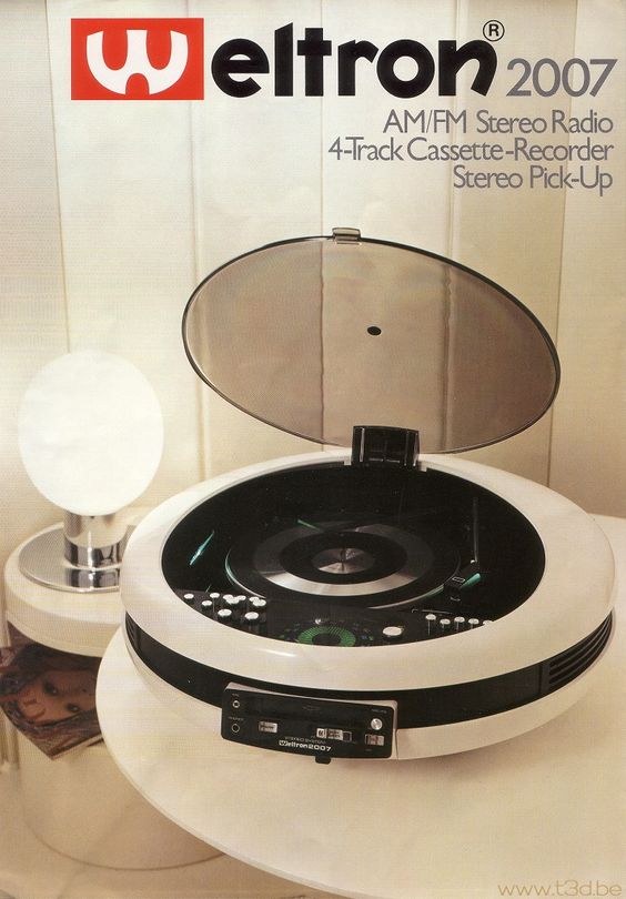 space age record player