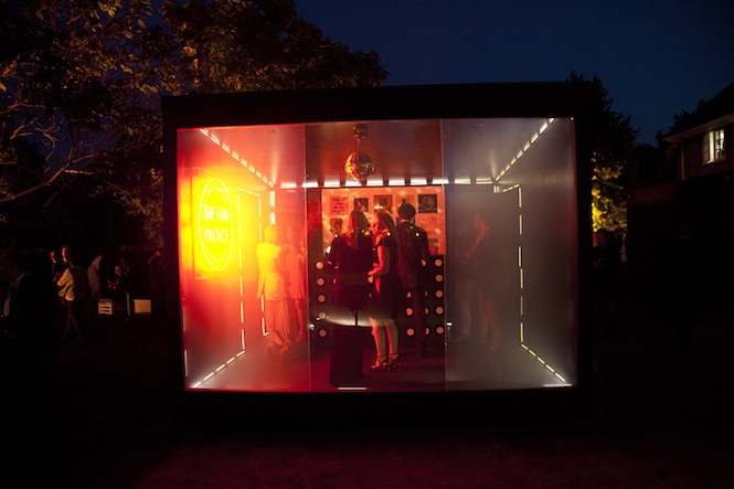 The Box at night at 'The Vinyl Factory Touring Laboratory of Sounds', Serpentine Summer Party - Credit Marco Walker